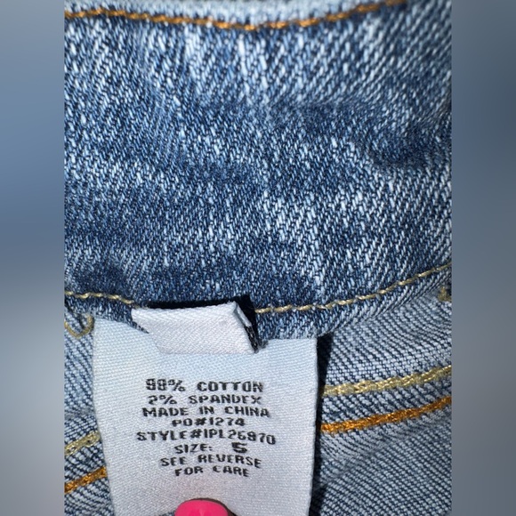 Paris Blues vintage Light Blue Capris cuffed hems Jeans size 5 - Picture 4 of 7